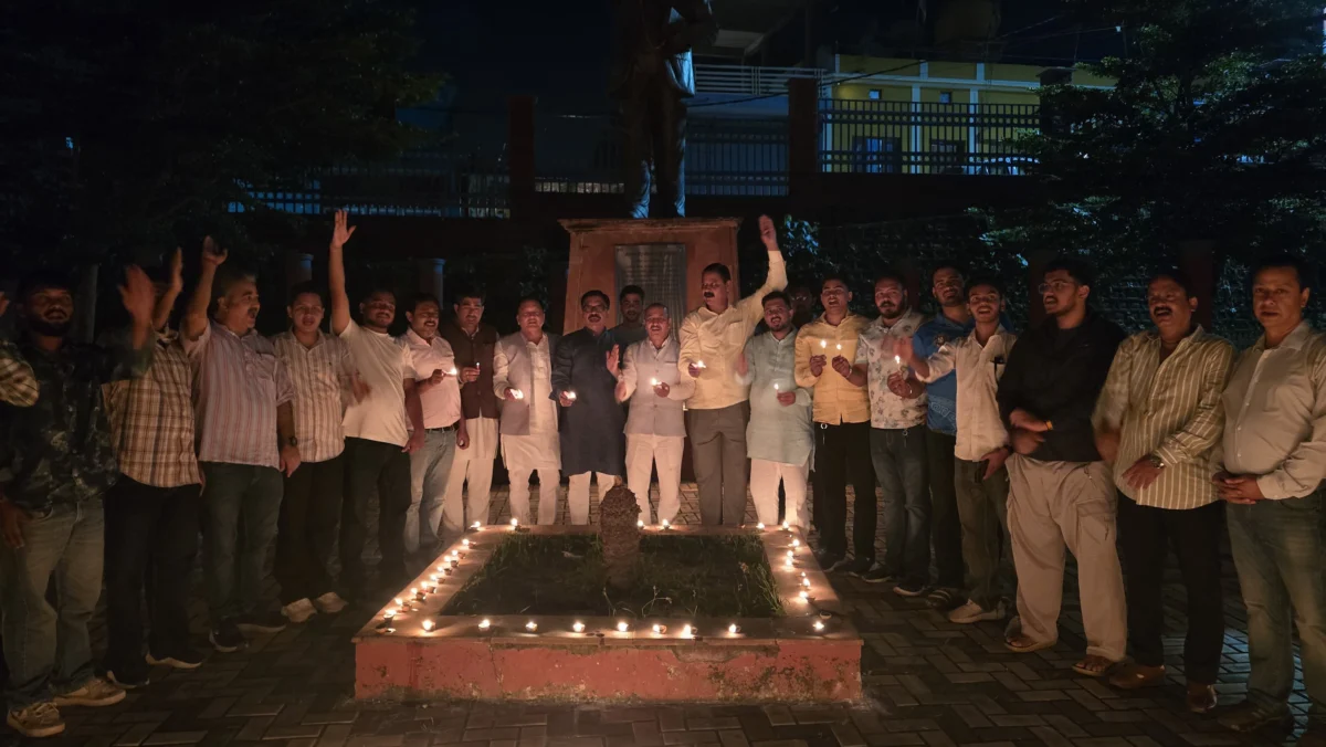 हल्द्वानी में प्रधानमंत्री मोदी के जन्मदिन को आशीर्वाद के दिए के साथ मनाया !